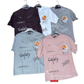 Футболка чоловіча MT109 black р.S-2XL "ADRIANO" недорого оптом від прямого постачальника