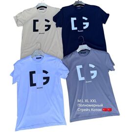 Фотография Футболка мужская MT122 grey р.M-2XL "ADRIANO" недорого оптом от прямого поставщика