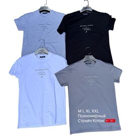 Фотография Футболка мужская MT123 l.grey р.M-2XL "ADRIANO" недорого оптом от прямого поставщика