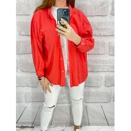 Фотография Рубашка женская 23015 red р.one size "Karon" недорого оптом от прямого поставщика