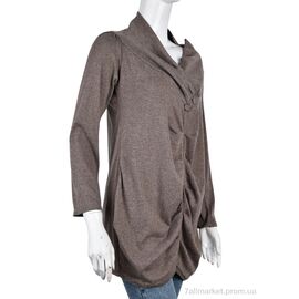 Туніка жіноча Весна/осінь B077-5 (11035) brown (5 шт. р.сіткаOne size) "Obuvok" недорого оптом від прямого постачальника