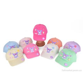 Фотография Кепка детская Лето 003-7 mix (54р) (5 шт. р.сетка One size) "KUINH" недорого оптом от прямого поставщика