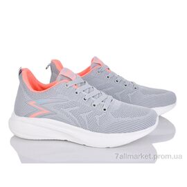 Кросівки жіночі модні Весна/осінь K998 grey (8 пар р.36-41) "Lion-Lu" недорого оптом від прямого постачальника