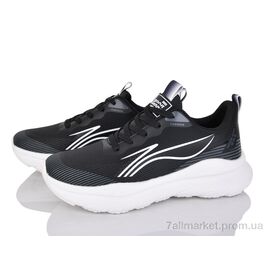 Фотография Кроссовки мужские модные Весна/осень 2485 black-white (8 пар р.41-45) "Lion-Lu" недорого оптом от прямого поставщика