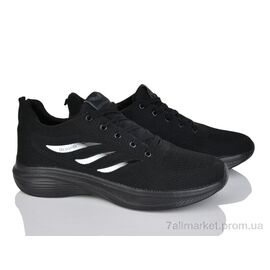 Кросівки чоловічі модні Весна/осінь K006 black (8 пар р.43-47) "Lion-Lu" недорого оптом від прямого постачальника