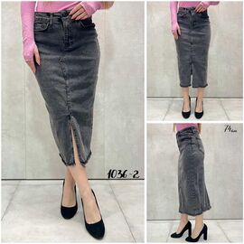 Спідниця жіноча 1036-2 grey р.27-29 "Ruxa" недорого оптом від прямого постачальника