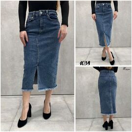 Спідниця жіноча 1039 blue р.27-29 "Ruxa" недорого оптом від прямого постачальника