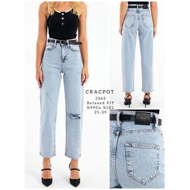 Фотография Джинсы женские 1363 l.blue р.25-29 "Ruxa" недорого оптом от прямого поставщика