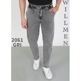 Джинси чоловічі 2061GRI grey р.29-36 "God Baron" недорого оптом від прямого постачальника