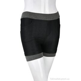 Фотография Шорты женские Лето B0126-1 (11002) black (5 шт. р.сетка One size) "Obuvok" недорого оптом от прямого поставщика