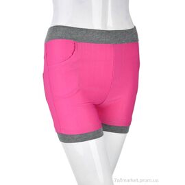 Фотография Шорты женские Лето B0126-2 (11003) pink (5 шт. р.сетка One size) "Obuvok" недорого оптом от прямого поставщика