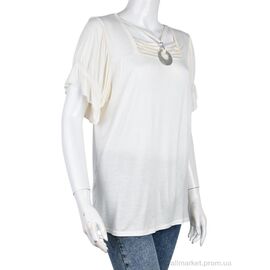 Фотография Футболка женская Лето B0109-5 (10925) white (5 шт. р.сетка One size) "Obuvok" недорого оптом от прямого поставщика