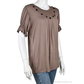 Фотография Футболка женская Лето B0108-4 (10916) l.brown (5 шт. р.сетка One size) "Obuvok" недорого оптом от прямого поставщика