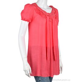 Фотография Футболка женская Лето B0113-4 (10939) pink (5 шт. р.сетка One size) "Obuvok" недорого оптом от прямого поставщика