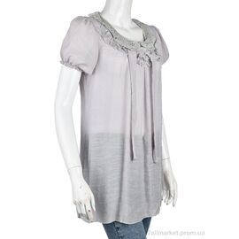 Фотография Футболка женская Лето B0113-5 (10940) grey (5 шт. р.сетка One size) "Obuvok" недорого оптом от прямого поставщика