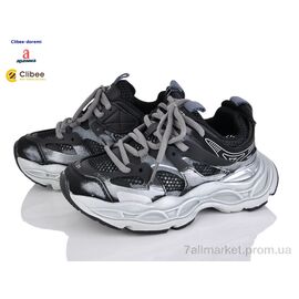 Фотография Кроссовки детские модные Лето XA36015 black (7 пар р.31-37) "Clibee-Doremi" недорого оптом от прямого поставщика