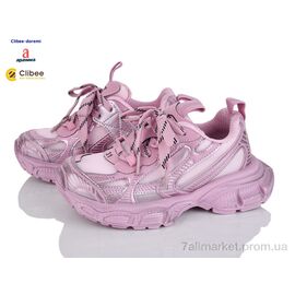 Фотография Кроссовки детские модные Весна/осень A992532 pink (7 пар р.31-37) "Clibee-Doremi" недорого оптом от прямого поставщика