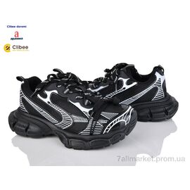 Фотография Кроссовки женские модные Весна/осень T603M black (3 пар р.38-40) "Clibee-Doremi" недорого оптом от прямого поставщика