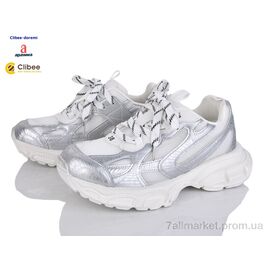 Фотография Кроссовки женские модные Весна/осень YF1215D white (3 пар р.38-40) "Clibee-Doremi" недорого оптом от прямого поставщика