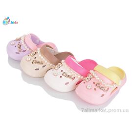 Фотография Кроксы детские летние Лето A9165-2 mix (24 пар р.24-29) "BBT" недорого оптом от прямого поставщика