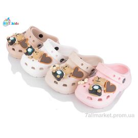 Фотография Кроксы детские летние Лето A9133-2 mix (24 пар р.24-29) "BBT" недорого оптом от прямого поставщика