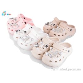 Фотография Кроксы детские летние Лето A9134-3 mix (24 пар р.30-35) "BBT" недорого оптом от прямого поставщика