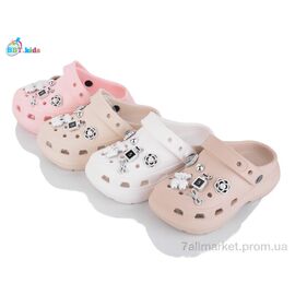 Фотография Кроксы детские летние Лето A9135-3 mix (24 пар р.30-35) "BBT" недорого оптом от прямого поставщика