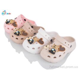 Фотография Кроксы детские летние Лето A9133-3 mix (24 пар р.30-35) "BBT" недорого оптом от прямого поставщика