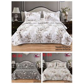 Фотография Покрывало 06-89-286 beige р.200*230 "Koloco" недорого оптом от прямого поставщика