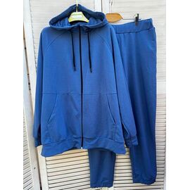 Фотография Костюм спортивный женский тёплый 12 blue р.52-66 "VICTORY" недорого оптом от прямого поставщика