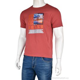 Фотография Футболка мужская Лето FM-4 (10961) bordo (5 шт. р.сетка S-2XL) "Obuvok" недорого оптом от прямого поставщика