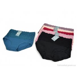 Фотография Трусы Весна/осень Z30096 mix (12 шт. р.сетка 5XL-7XL) "LOOK&BUY" недорого оптом от прямого поставщика