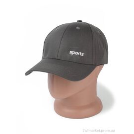 Кепка для чоловіків Літо N009-6 grey (5 шт. р.сітка56-59) "KUINH" недорого оптом від прямого постачальника