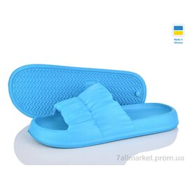 Фотография Шлепки женские облегченные Лето 777 бірюза (8 пар р.36-41) "Alex" недорого оптом от прямого поставщика