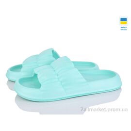 Фотография Шлепки женские облегченные Лето 777 м'ята (8 пар р.36-41) "Alex" недорого оптом от прямого поставщика