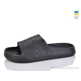 Шльопанці жіночі полегшені Літо ML112 чорий (6 пар р.36-41) "M&L  Alex13" недорого оптом від прямого постачальника