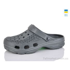 Крокси жіночі літні Літо ML203 т.сірий (8 пар р.36-41) "M&L  Alex13" недорого оптом від прямого постачальника