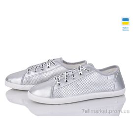 Фотография Кроссовки женские модные Лето Крок K35 silver (12 пар р.36-41) "Vladimir" недорого оптом от прямого поставщика