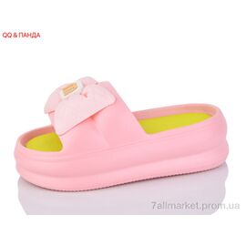 Шльопанці жіночі полегшені Літо 8508pink (8 пар р.35-40) "QQ&Панда" недорого оптом від прямого постачальника