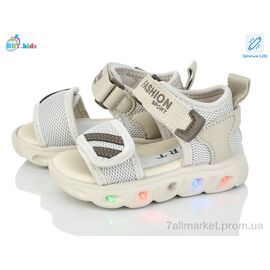 Фотография Сандалии детские летние Лето L616-1-2 LED (8 пар р.21-26) "BBT" недорого оптом от прямого поставщика