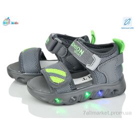 Фотография Сандалии детские летние Лето L616-1-5 LED (8 пар р.21-26) "BBT" недорого оптом от прямого поставщика
