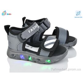 Фотография Сандалии детские летние Лето L616-1-6 LED (8 пар р.21-26) "BBT" недорого оптом от прямого поставщика
