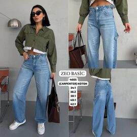Фотография Джинсы женские 4604 l.blue р.34-42 "Jeans Style" недорого оптом от прямого поставщика