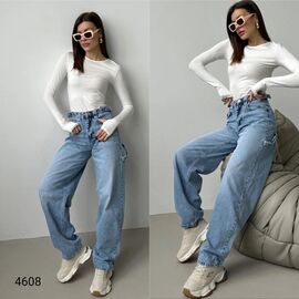 Фотография Джинсы женские 4608 blue р.34-42 "Jeans Style" недорого оптом от прямого поставщика