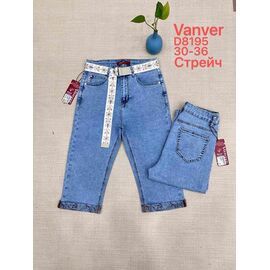 Фотография Бриджи женские D8195 blue р.30-36 "Vanver" недорого оптом от прямого поставщика