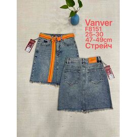 Фотография Юбка женская F8151 blue р.25-30 "Vanver" недорого оптом от прямого поставщика