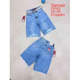 Фотография Шорты женские F8163 blue р.25-30 "Vanver" недорого оптом от прямого поставщика