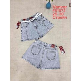 Фотография Шорты женские F81972 grey р.25-30 "Vanver" недорого оптом от прямого поставщика