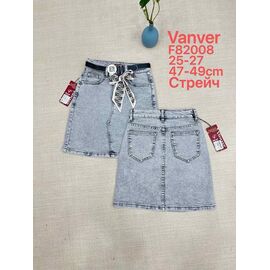 Фотография Юбка женская F82008 grey р.25-27 "Vanver" недорого оптом от прямого поставщика