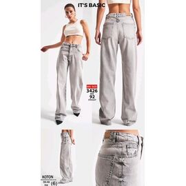 Фотография Джинсы женские 3426-92 l.grey р.38-48 "Jeans Style" недорого оптом от прямого поставщика